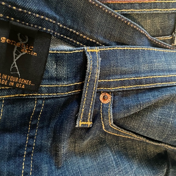 Women’s Genetic Denim Button Fly Boot cut size 28 EUC Made in USA - Picture 8 of 10